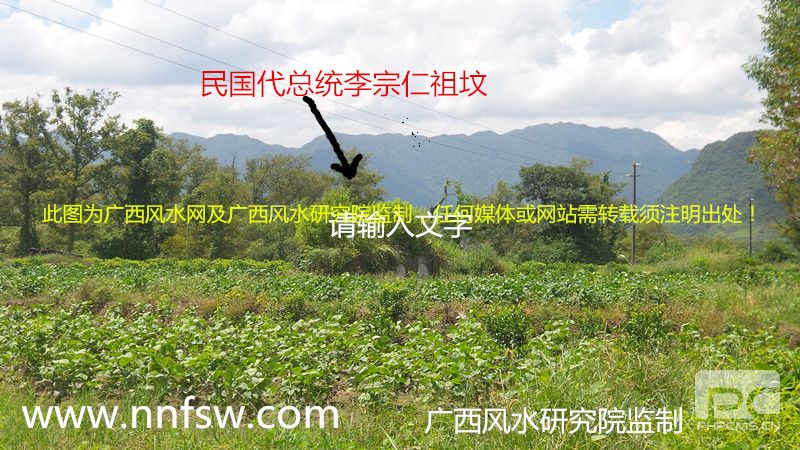 广西民国代总统李宗仁先生的祖坟考察